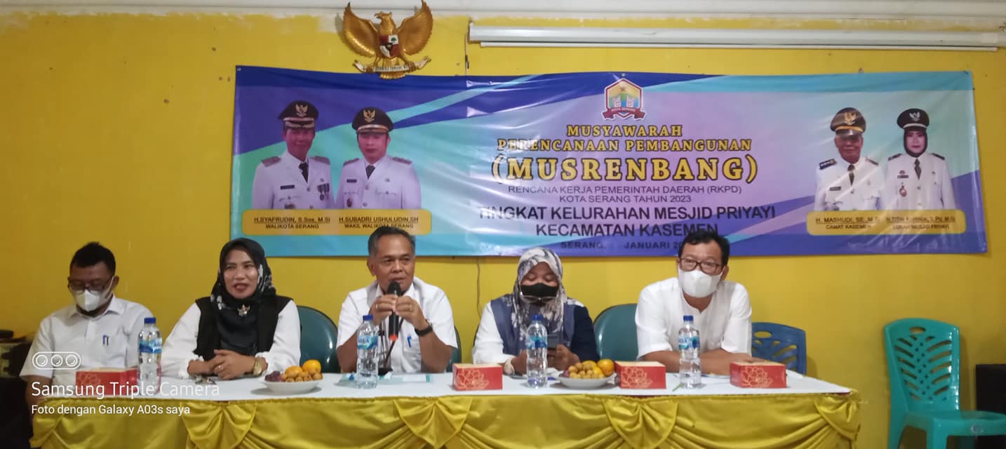 Musrenbang Kelurahan Mesjid Priyayi 