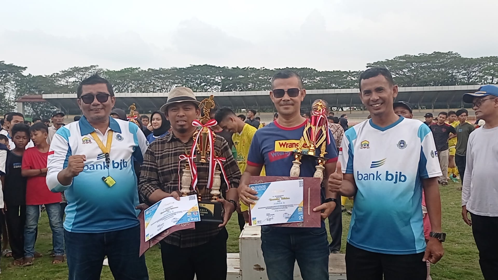 kecamatan kasemen meraih juara 3 bersama dalam Piala Walikota Serang
