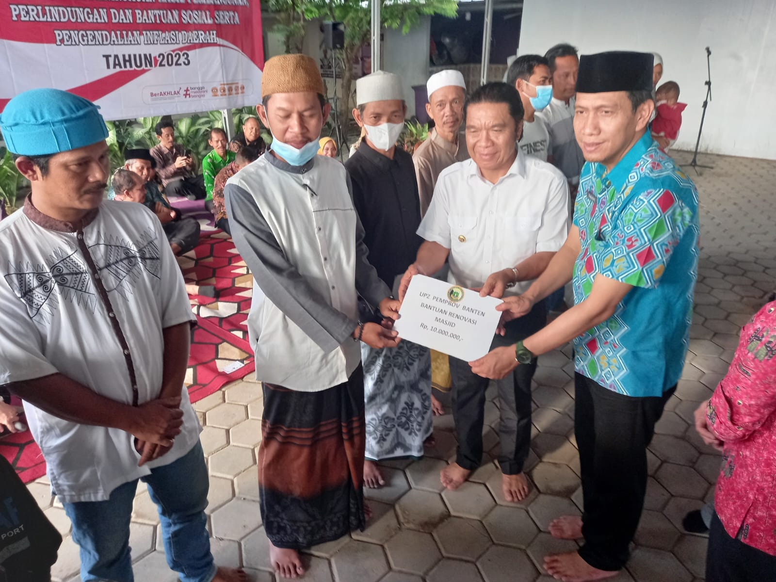 Kunjungan Kerja Pj Gubernur Banten Ke Yayasan Nurrohman Kelurahan Sawah luhur 30 Maret 2023.