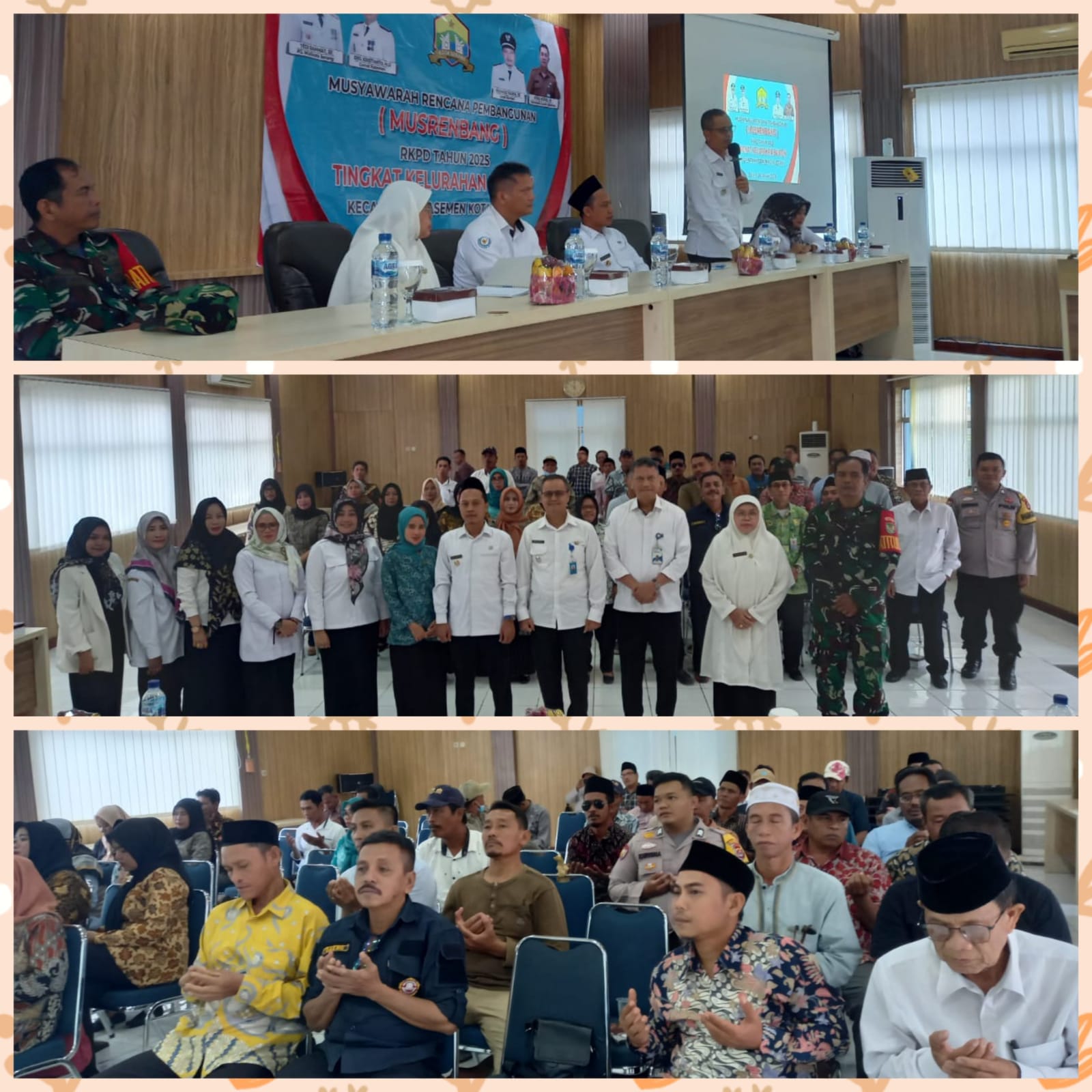 Musyawarah Rencana Pembangunan Tingkat kelurahan Banten dii Aula Ppn karangantu.