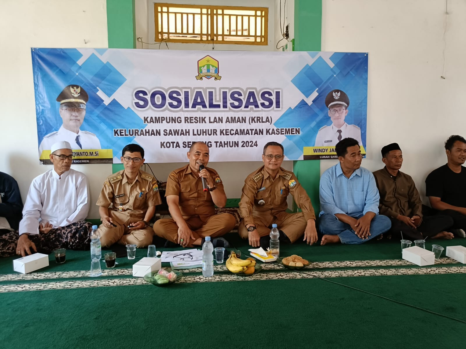 Sosialisasi Kampung Resik Lan Aman Di Kp. Jamblang Kelurahan Sawah Luhur