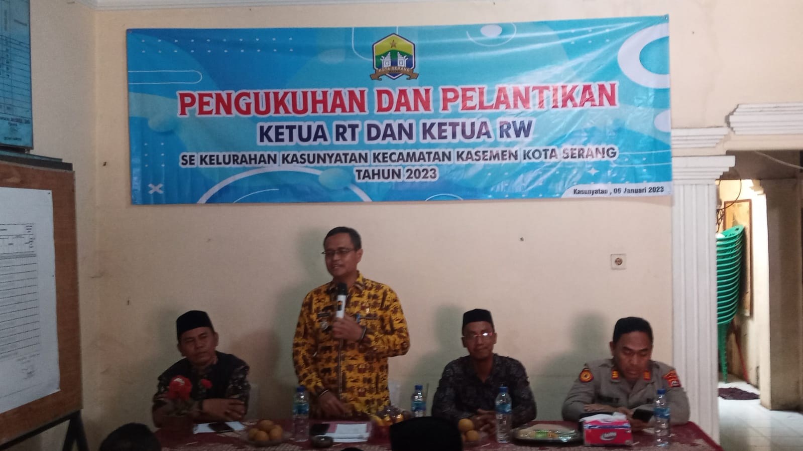 Pengukuhan &amp; Pelantikan Ketua RT RW Kasunyatan