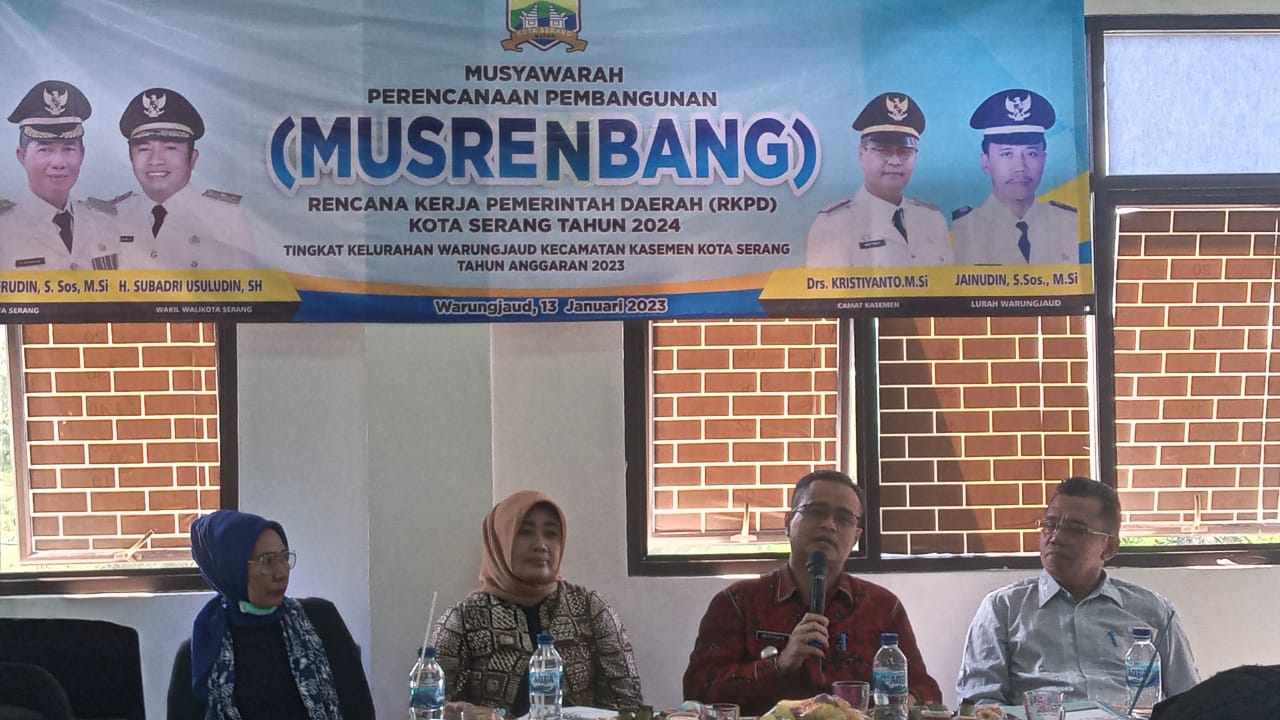 Musrenbang Tingkat kelurahan Warung jaud Tahun 2023