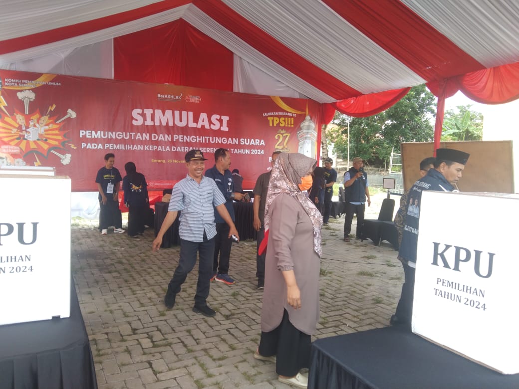 Simulasi Pemungutan dan Perhitungan Suara Pilkada Tahun 2024