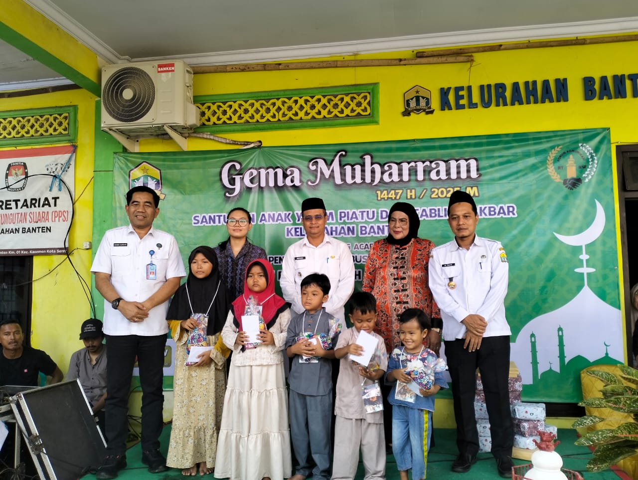 Gema Muharram Anak Yatim Piatu Dan Tabligh Akbar di Kelurahan Banten Kecamatan Kasemen
