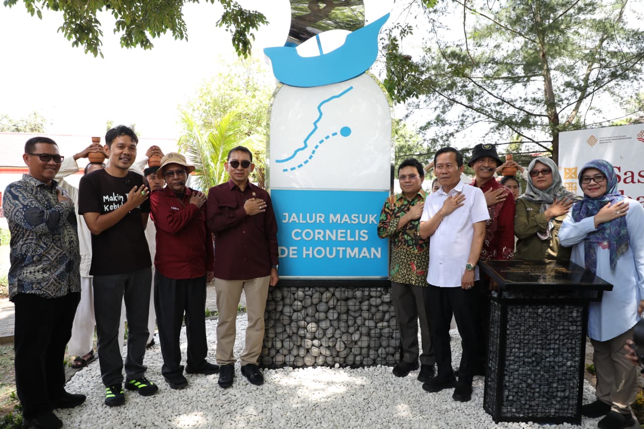 Peresmian Jalur Masuk Cornelis De Houtman Di Benteng Speelwijk Kel. Banten Kec. Kasemen Kota Serang