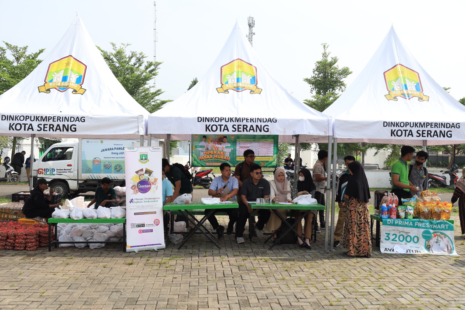 Pasar Murah Bersubsidi Menjelang Ramadhan 1447 Hijriah / 2026 M Oleh Dinkopukmperindag Kota Serang