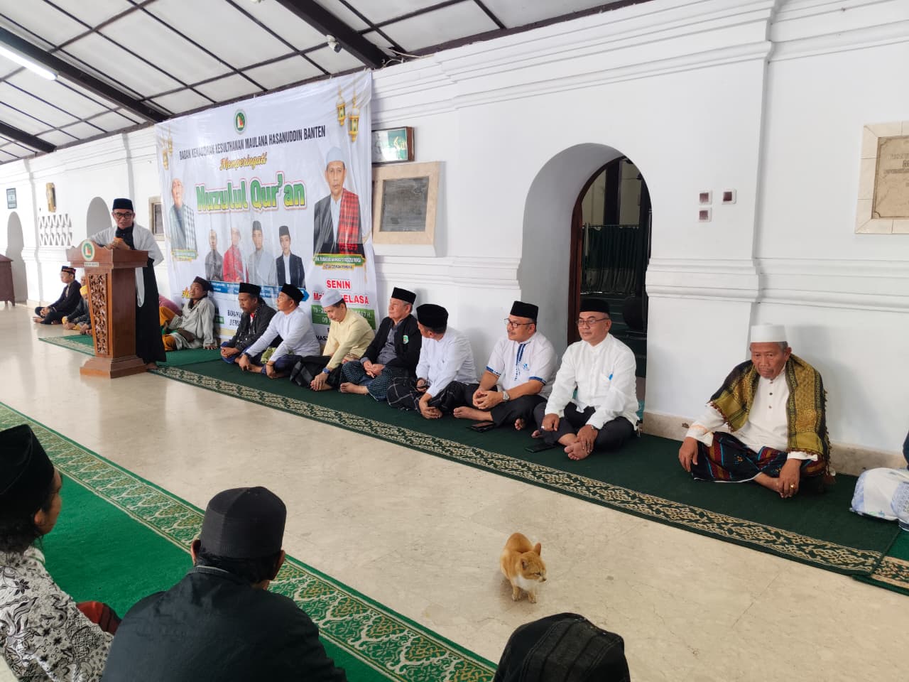 Peringatan Malam Nuzulul Qur'an Tahun 2026 Di Pendopo Masjid Agung Banten Kecamatan Kasemen Kota Serang