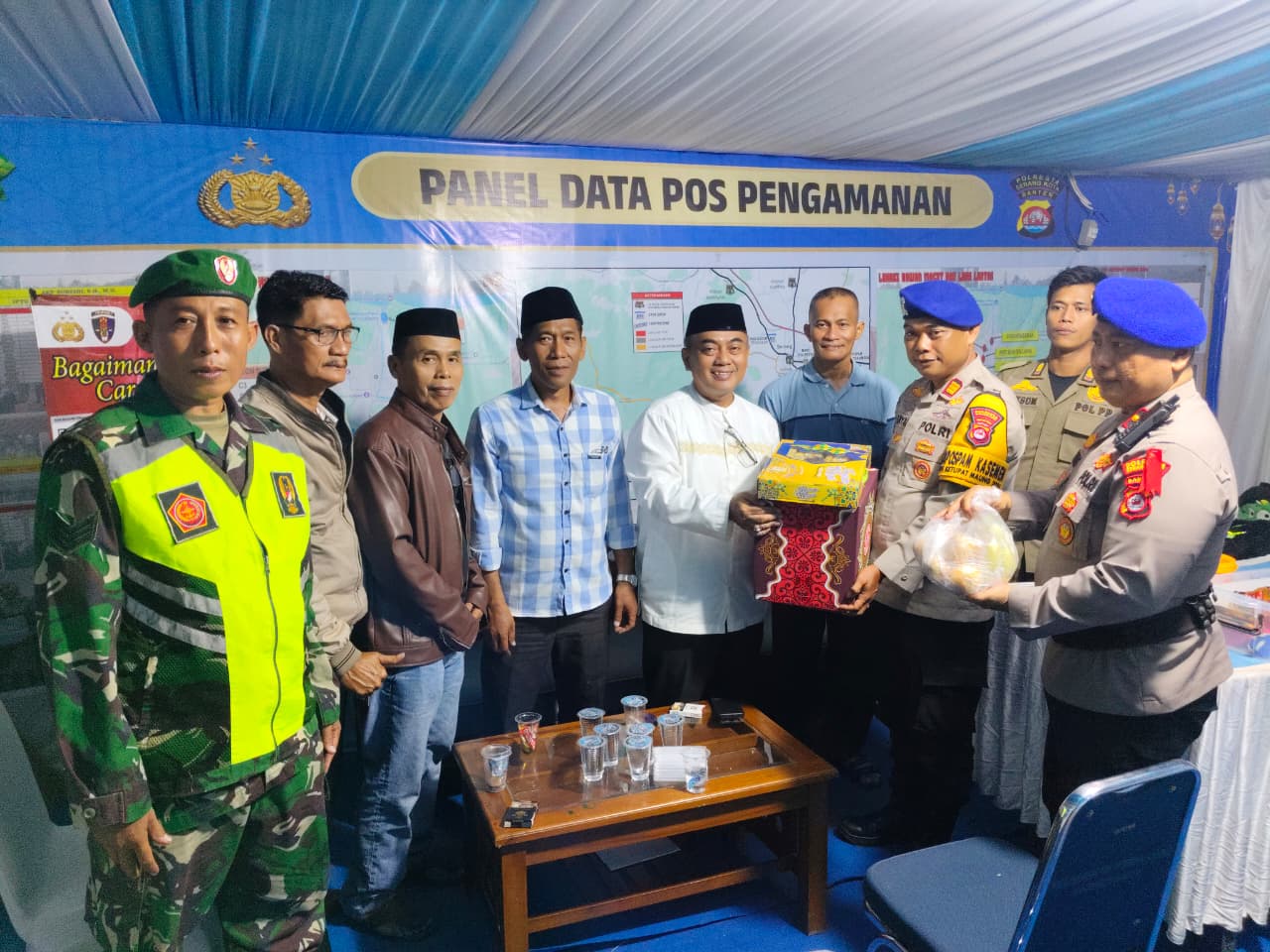Monitoring Pos Pengamanan Idul Fitri 1447 H/2026 M Di Lingkungan Kecamatan Kasemen