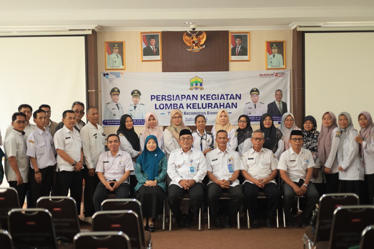 Sosialisasi Rapat Persiapan Kegiatan Lomba Kelurahan Tingkat Kecamatan Kasemen Kota Serang