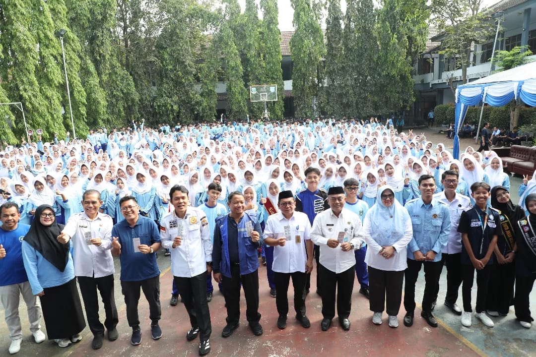 Gerakan Nasional Aksi Bergizi tingkat Kota Serang Tahun 2026 di SMAN 4 Kota Serang bersama Wakil Wali Kota Serang