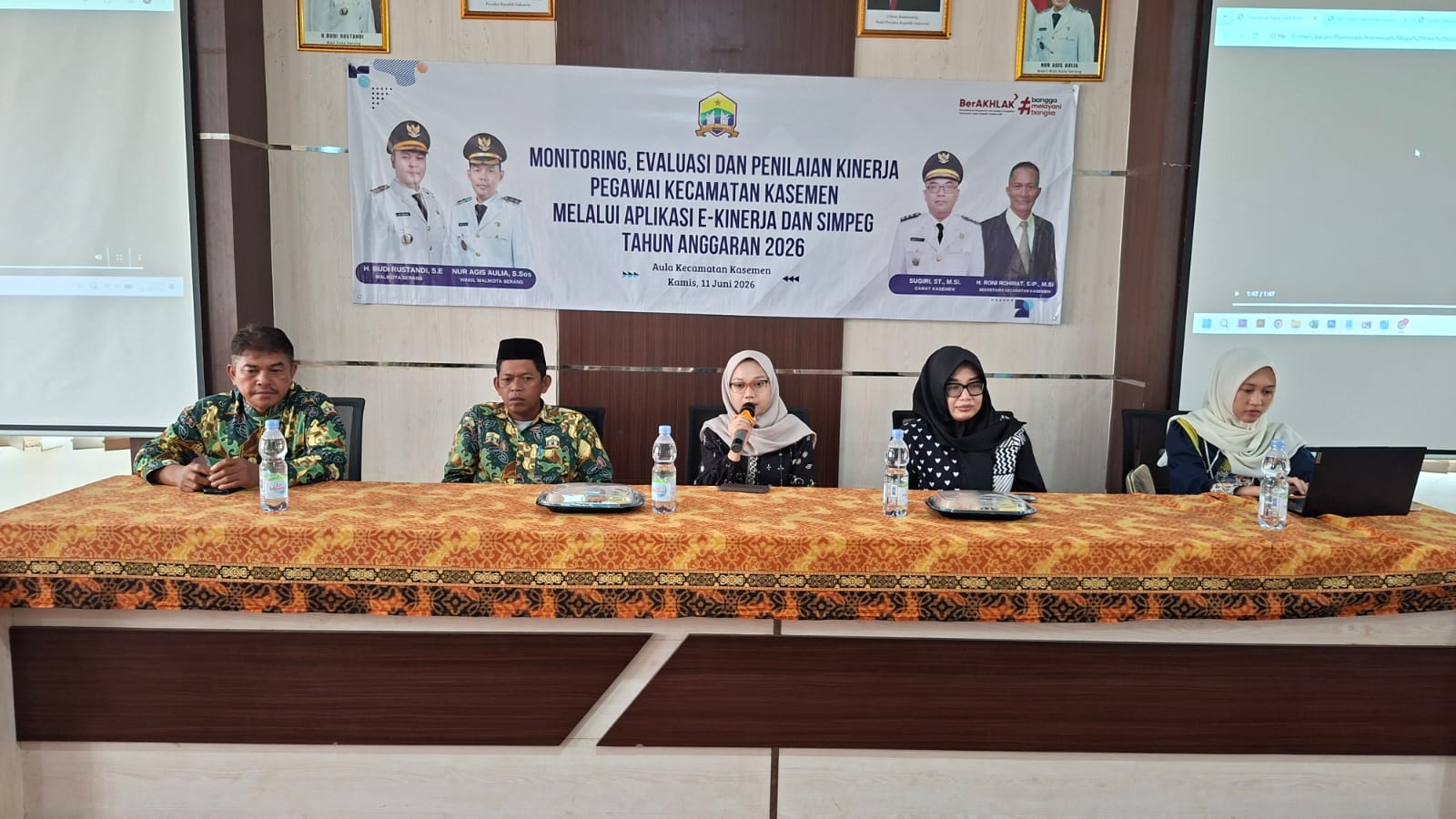 Monitoring, Evaluasi Dan Penilaian Kinerja Melalui Aplikasi E-Kinerja Dan Simpeg Tahun Anggaran 2026