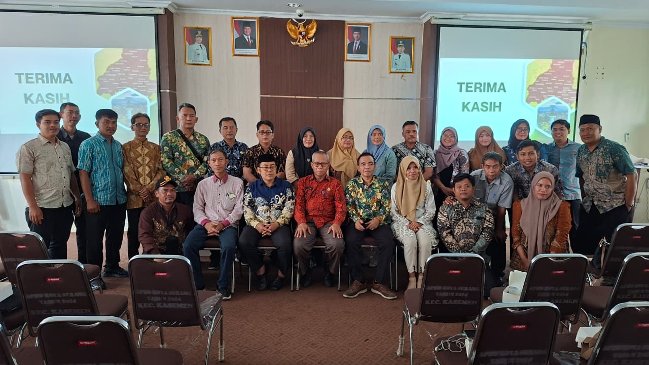 Sosialisasi Pembinaan Teknis Penginputan Data Profil Kelurahan Tahun 2026 Tingkat Kecamatan Kasemen