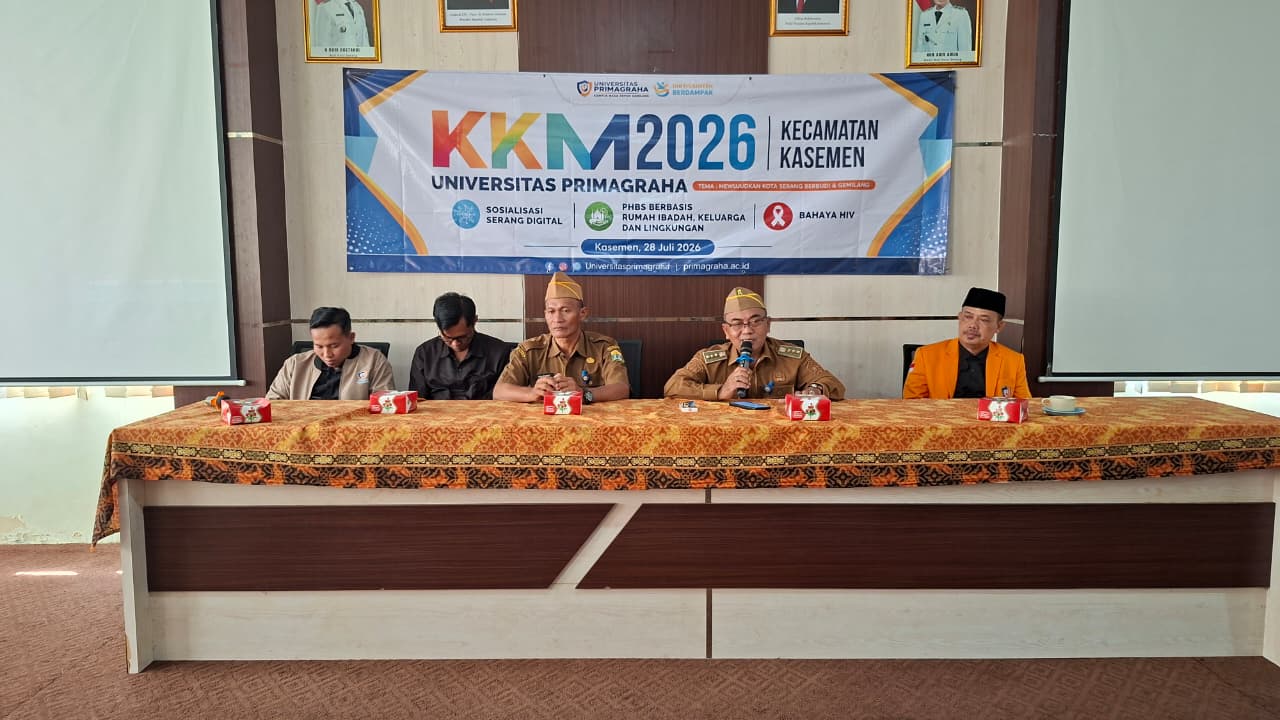 Sosialisasi PHBS Berbasis Rumah Ibadah, Rumah Tangga, serta Bahaya HIV Oleh Universitas Primagraha