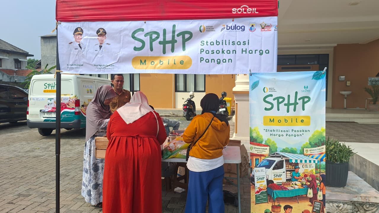Kegiatan Stabilisasi Pasokan Harga Pangan (SPHP) Mobile di Kecamatan Kasemen Oleh Badan Pangan Nasional