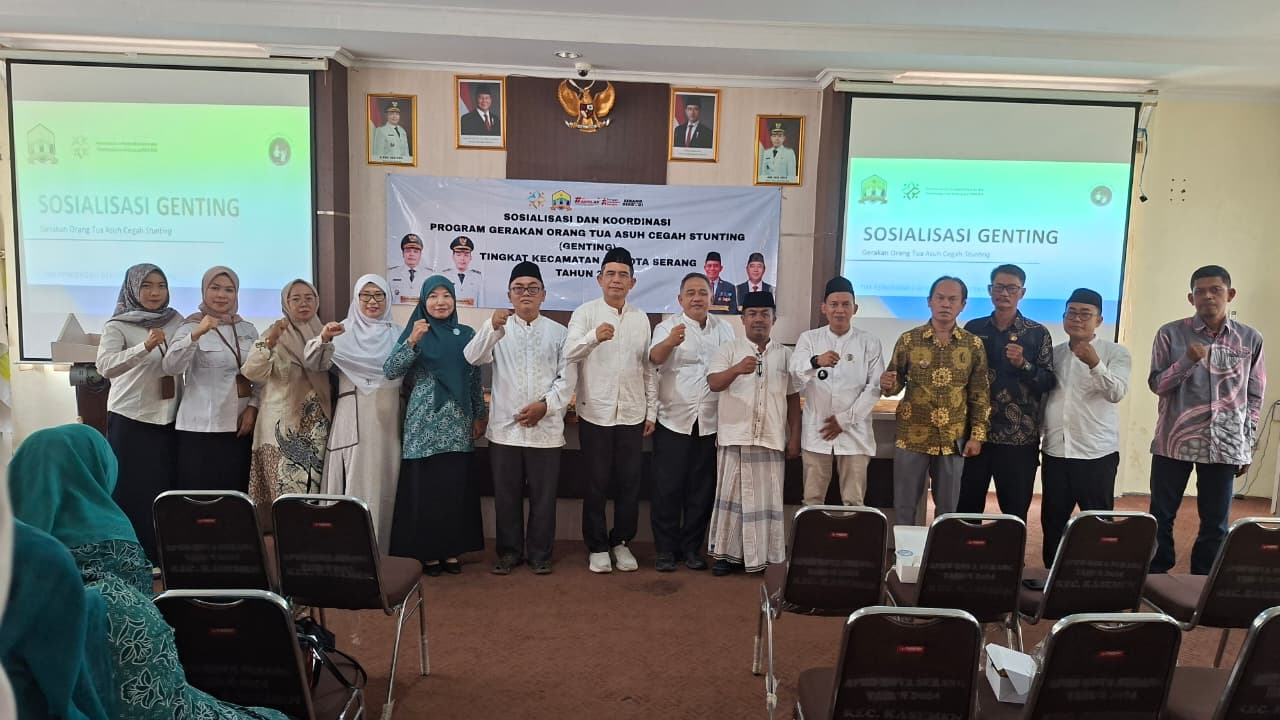 Sosialisasi & Koordinasi Program Gerakan Orang Tua Asuh Cegah Stunting (GENTING) Tingkat Kecamatan Kasemen Tahun 2026